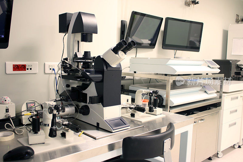 Modern microscope with digital imaging